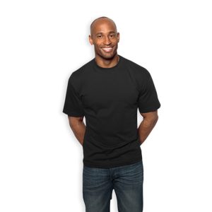 T-shirt Personalizada com o seu logotipo - Costuras duplas na gola